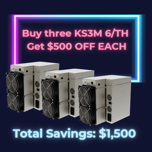 Iceriver Kaspa KS3M 6TH Bundle