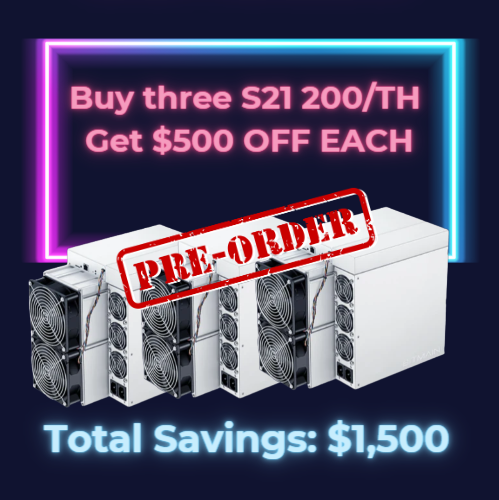 Antminer S21 200TH Bundle